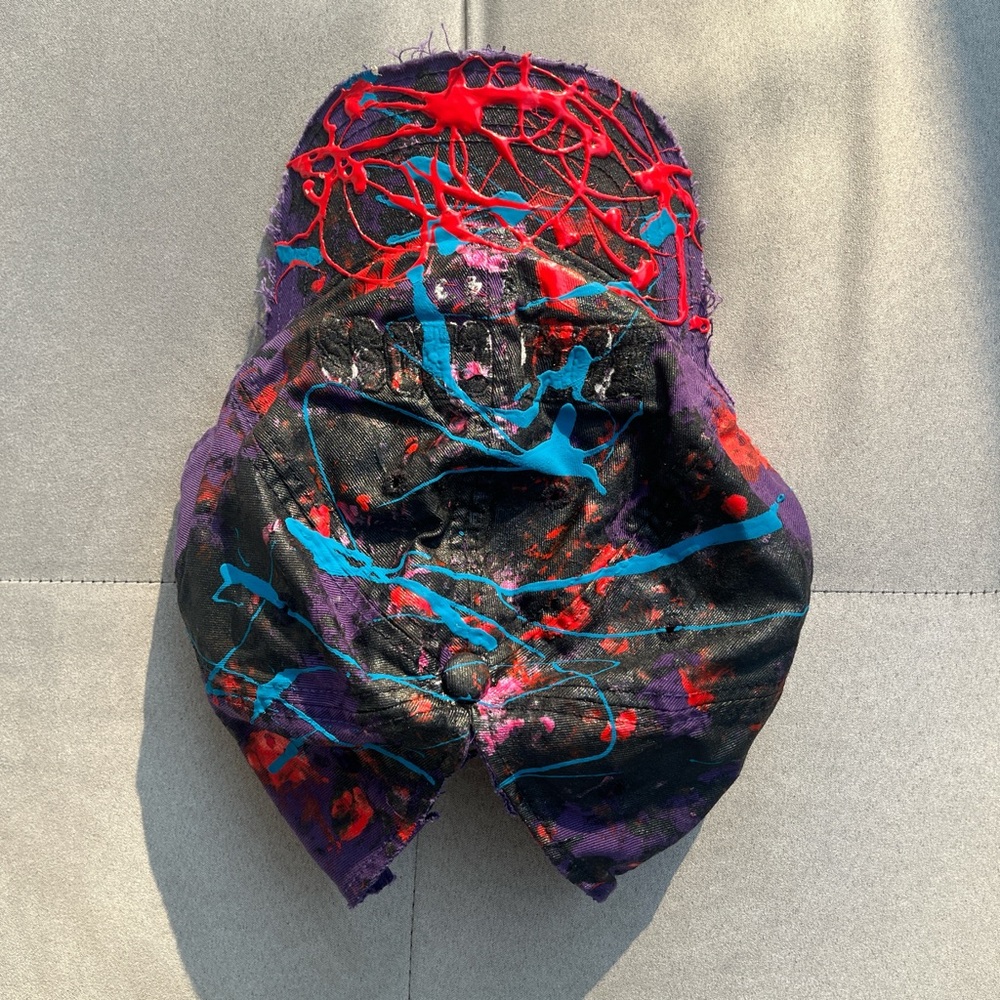 Abstract Painted Cap